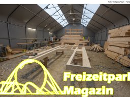 Aufbau des Themenbereichs „Sonnenbucht“ in FANTASIA (Dezember 2024)